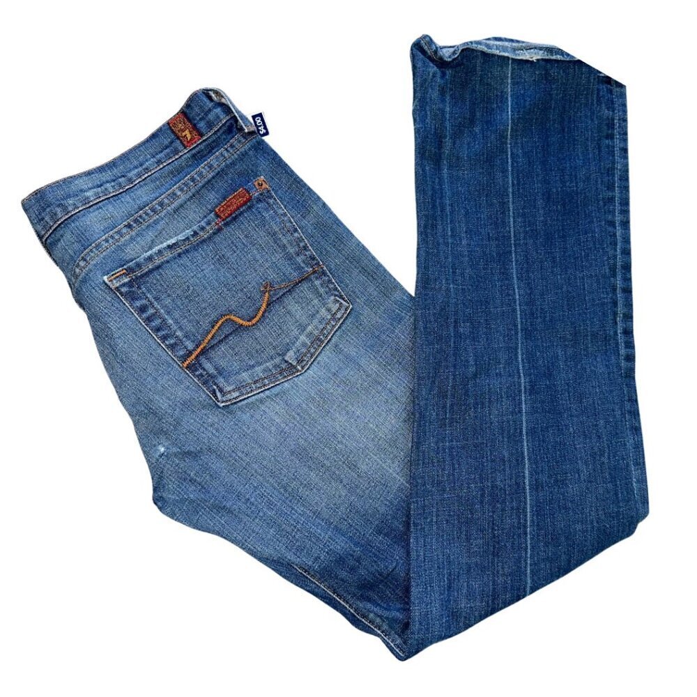 Vintage 7 For All Mankind Straight Leg Low Rise Jeans 31 Women